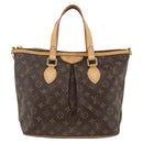 LOUIS VUITTON Monogram Palermo PM Tote Bag M40145 LV Auth am11105A-13