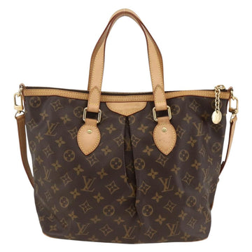 LOUIS VUITTON Monogram Palermo PM Tote Bag M40145 LV Auth am11105A - 0