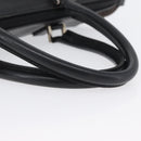 FENDI Zucchino Canvas Hand Tote Bag Black Brown Auth am11110A-7