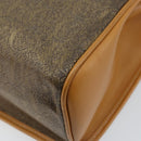 GUCCI Hand Bag Canvas Leather Beige Gold Auth am11117-14
