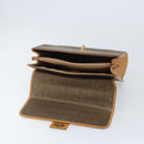 GUCCI Hand Bag Canvas Leather Beige Gold Auth am11117-18