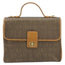 GUCCI Hand Bag Canvas Leather Beige Gold Auth am11117-13