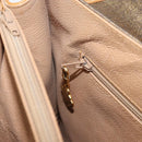 GUCCI Hand Bag Canvas Leather Beige Gold Auth am11117-22