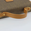 GUCCI Hand Bag Canvas Leather Beige Gold Auth am11117-7