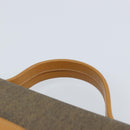GUCCI Hand Bag Canvas Leather Beige Gold Auth am11117-8