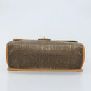 GUCCI Hand Bag Canvas Leather Beige Gold Auth am11117-5