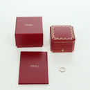 CARTIER Love Ring Ring 750 White Gold Auth am11120SM-10