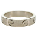 CARTIER Love Ring Ring 750 White Gold Auth am11120SM-2