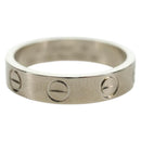 CARTIER Love Ring Ring 750 White Gold Auth am11120SM-3