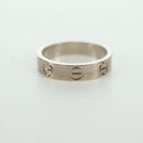CARTIER Love Ring Ring 750 White Gold Auth am11120SM-4