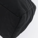 PRADA Tote Bag Nylon Black Silver Auth am11121-14