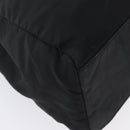 PRADA Tote Bag Nylon Black Silver Auth am11121-15