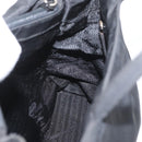 PRADA Tote Bag Nylon Black Silver Auth am11121-19