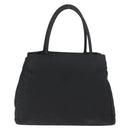 PRADA Tote Bag Nylon Black Silver Auth am11121-2