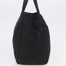 PRADA Tote Bag Nylon Black Silver Auth am11121-3