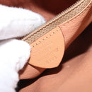 CELINE Macadam Canvas Shoulder Bag PVC Leather Brown Gold Auth am11126A-12