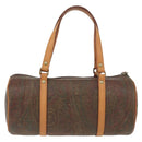 ETRO Paisley Papillon Hand Bag PVC Bordeaux Auth am11132-2