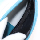 BALLY Shoulder Bag Canvas Baby Blue Silver Auth am11137A-26