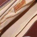 ETRO Paisley Hand Bag PVC Bordeaux Gold Auth am11139-18