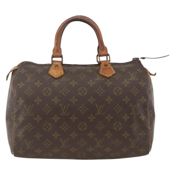 LOUIS VUITTON Monogram Speedy 30 Hand Bag Vintage M41526 LV Auth am11140