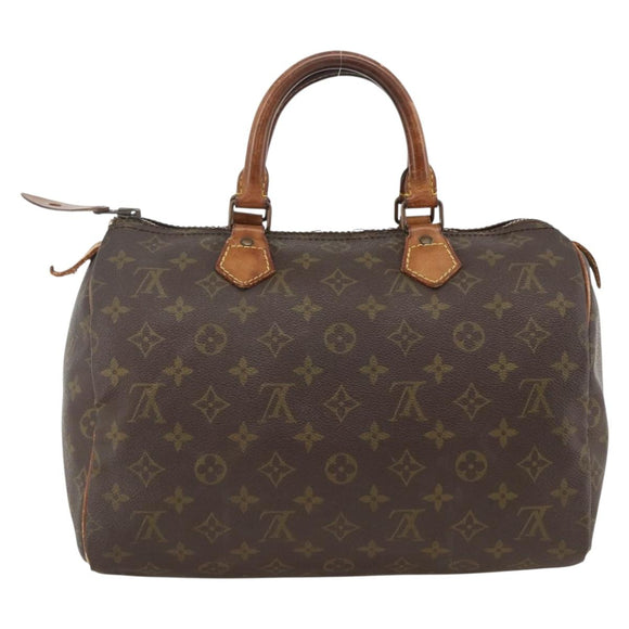 LOUIS VUITTON Monogram Speedy 30 Hand Bag Vintage M41526 LV Auth am11140
