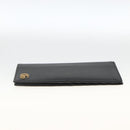 GUCCI GG Marmont Long Wallet Leather Black Gold 459133 Auth am11147A-3