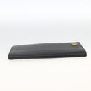 GUCCI GG Marmont Long Wallet Leather Black Gold 459133 Auth am11147A-4