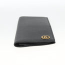 GUCCI GG Marmont Long Wallet Leather Black Gold 459133 Auth am11147A-6