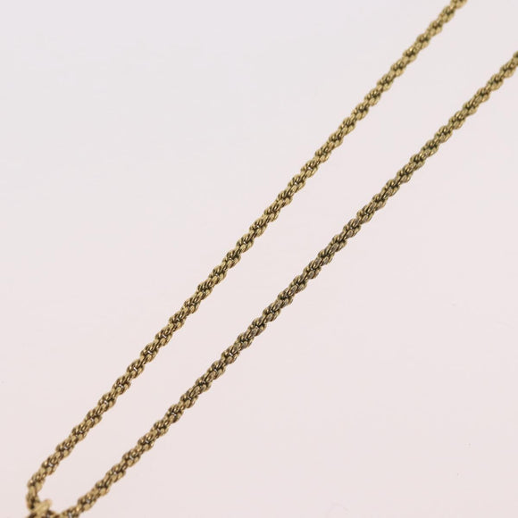 Christian Dior Necklace metal Gold Auth am11150V