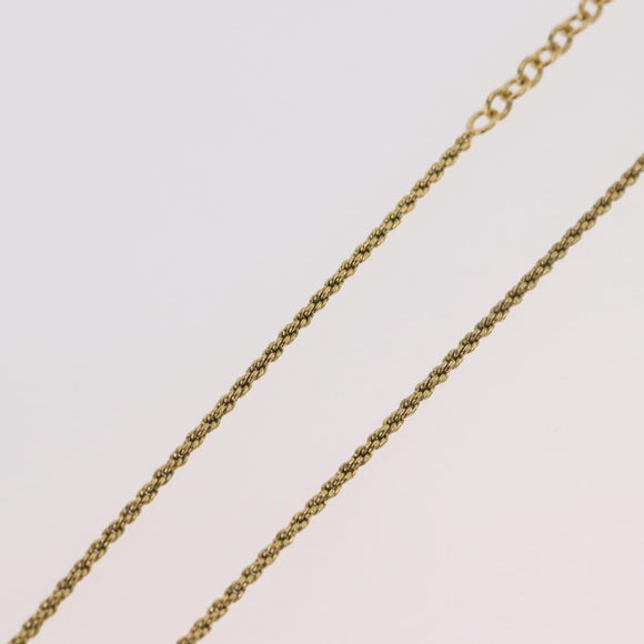 Christian Dior Necklace metal Gold Auth am11150V