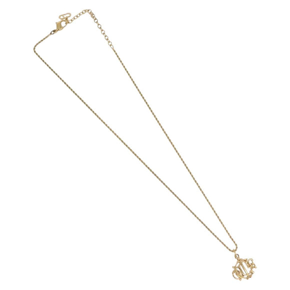 Christian Dior Necklace metal Gold Auth am11150V