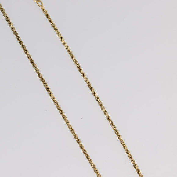 Christian Dior Necklace metal Gold Auth am11150V