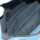 BALENCIAGA The Town Hand Bag Leather 2way Blue 240579 Auth am11151V-11
