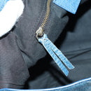 BALENCIAGA The Town Hand Bag Leather 2way Blue 240579 Auth am11151V-25