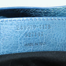 BALENCIAGA The Town Hand Bag Leather 2way Blue 240579 Auth am11151V-12