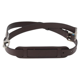 LOUIS VUITTON For Keepall Shoulder Strap Leather 42.1"" Dark Brown Auth am11152 - 0