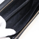 GUCCI Round Long Wallet Leather outlet Black Gold 449397 Auth am11154A-24