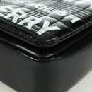 BURBERRY Roller Chain Shoulder Bag Leather Black Silver Auth am11155V-11