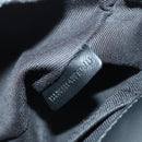 BURBERRY Roller Chain Shoulder Bag Leather Black Silver Auth am11155V-23