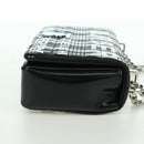 BURBERRY Roller Chain Shoulder Bag Leather Black Silver Auth am11155V-5