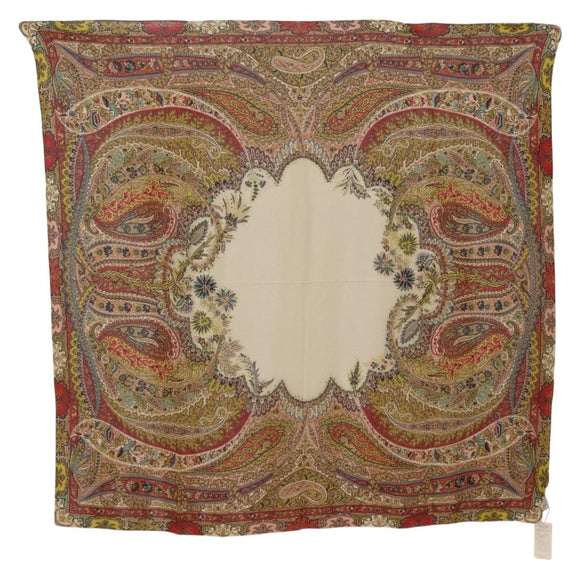 ETRO Large Format Scarf Silk Multicolor Auth am11161A