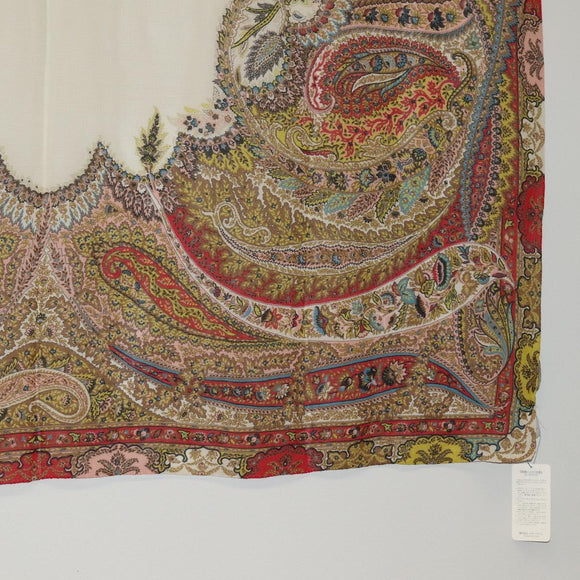 ETRO Large Format Scarf Silk Multicolor Auth am11161A