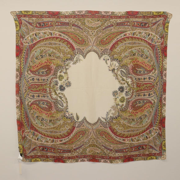 ETRO Large Format Scarf Silk Multicolor Auth am11161A