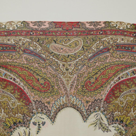 ETRO Large Format Scarf Silk Multicolor Auth am11161A