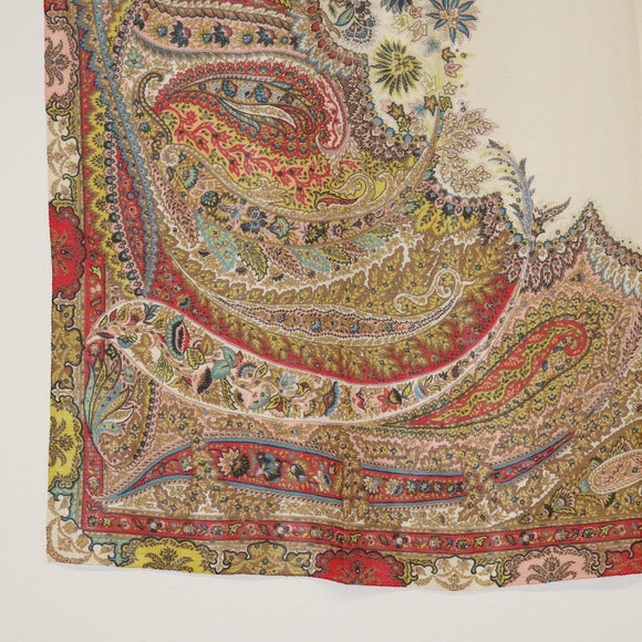 ETRO Large Format Scarf Silk Multicolor Auth am11161A