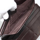 FENDI Zucca Canvas Long Wallet Black Brown Auth am11162A-9