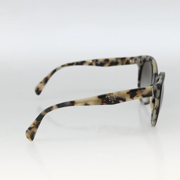 PRADA Leopard Sunglasses Plastic Black Auth am11163A