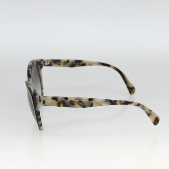PRADA Leopard Sunglasses Plastic Black Auth am11163A