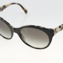 PRADA Leopard Sunglasses Plastic Black Auth am11163A-8