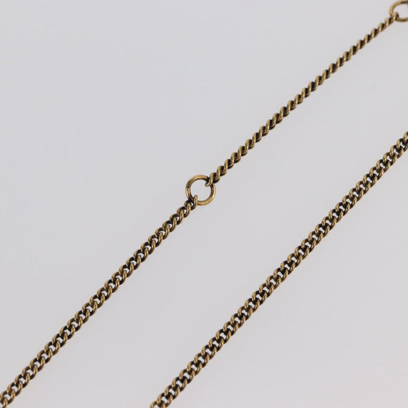 BALENCIAGA Necklace metal Gold Auth am11164V